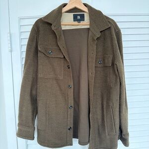 Banana Republic Men's Olive Shirt Jacket